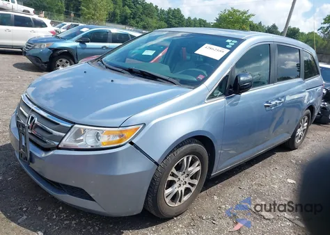 2013 Honda Odyssey Ex-L z USA, uszkodzony, nr VIN 5FNRL5H63DB079014